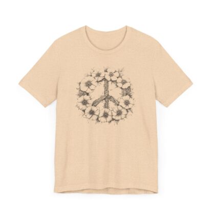 Blooming Peace Designer Short-Sleeve Top