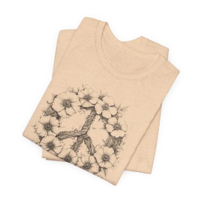 Blooming Peace Designer Short-Sleeve Top - Image 5