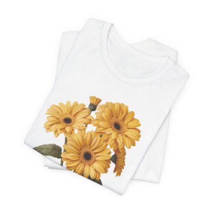 Stand Tall Face the Sun Daisy Designer Short-Sleeve Top - Image 5