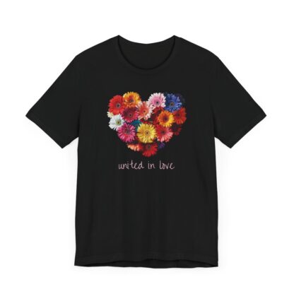 United In Love Multi-Color Designer Short-Sleeve Top