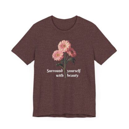 Surround Yourself With Beauty Designer Short-Sleeve Top